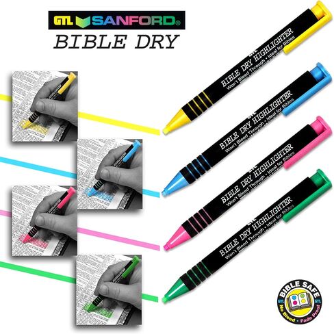 Bible Dry Highlighter Refills (2) Pink Carded in Saudi Arabia