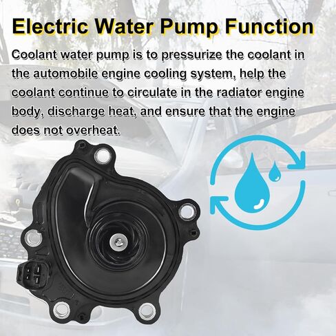 استبدال مضخة مياه المحرك الكهربائي لتويوتا أفالون 2013-2018 كامري 2012-2017 لكزس ES300H 2013-2018 2.5L يستبدل #161A0-39025 161A039025 in Kuwait