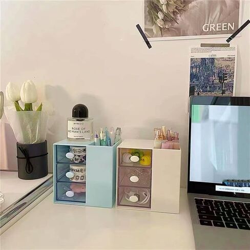 حامل أقلام، حامل أكواب، منظم مكتب، منظم لوازم قرطاسية المكتب، 4 مقصورات للمكتب والمدرسة (أرجواني) in Kuwait