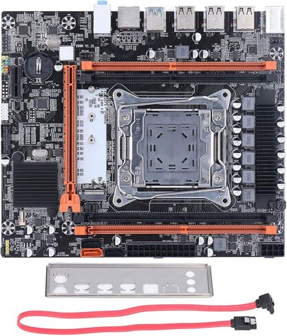 Ddr4 Gaming Motherboard, X99H Motherboard 4 Ddr4 Lga2011 3 Pin Support CPU V3 V4 Usb3.0 Sata Port Pc Mainboard for Desktop in Saudi Arabia