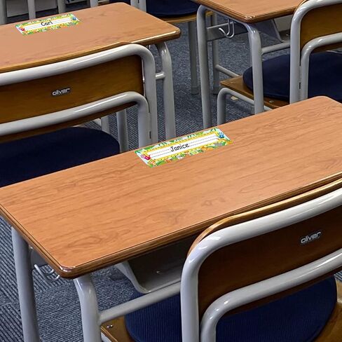 Pack of 50 Dinosaur Nameplates for Student Desks Classroom Name Tags 3.3 x 9.5 Inches in Saudi Arabia