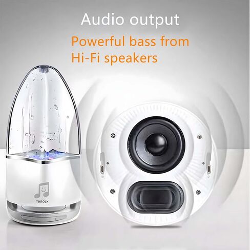 Water Dancing Speaker, Bluetooth Wireless Speaker, TWS Function Speakers, Portable Wireless Speaker, Perfect for a Christmas Party, Easter, Bt 5.3, Leisure and Relaxation in Saudi Arabia