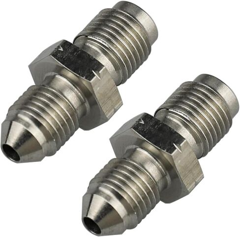 Straight Stainless Steel Male Flare -3 AN AN3 to M10 x 1.0 Metric Inverted Thread Pipe Brake Line Fitting Adapter in Saudi Arabia