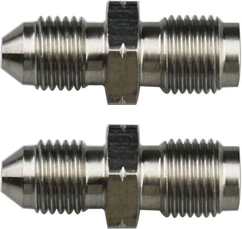 Straight Stainless Steel Male Flare -3 AN AN3 to M10 x 1.0 Metric Inverted Thread Pipe Brake Line Fitting Adapter in Saudi Arabia