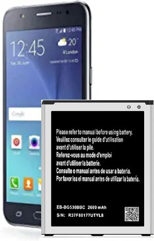 بطارية لهاتف Galaxy J3، بطارية بديلة لهاتف Samsung Galaxy Grand Prime G530، Galaxy J5، Galaxy J3،J320A J320V EB-BG530BBC J5-G530Pj3 3300 مللي أمبير في الساعة in Kuwait