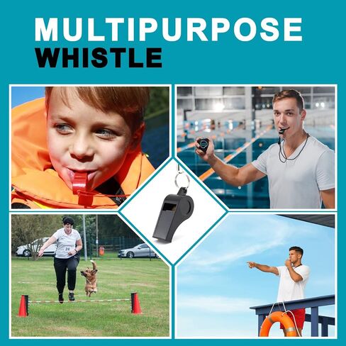 Whistle, Plastic Whistles with Lanyard, Sports Whistle for Coaches, Referees, Lifeguards, Teacheres, Emergency in Saudi Arabia
