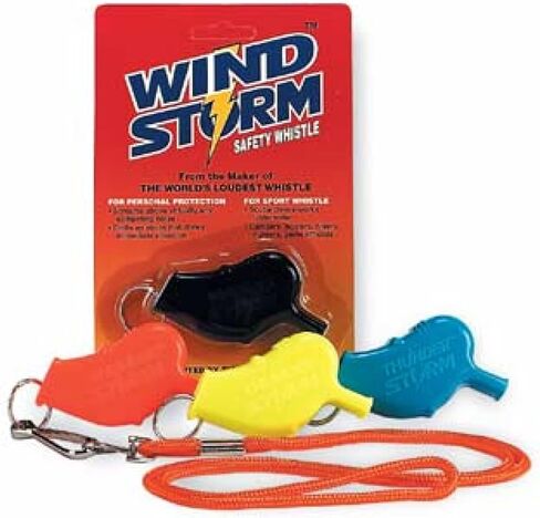 صفارة Markwort Windstorm - بطاقة نفطة للبيع بالتجزئة الدولية، برتقالية in Kuwait