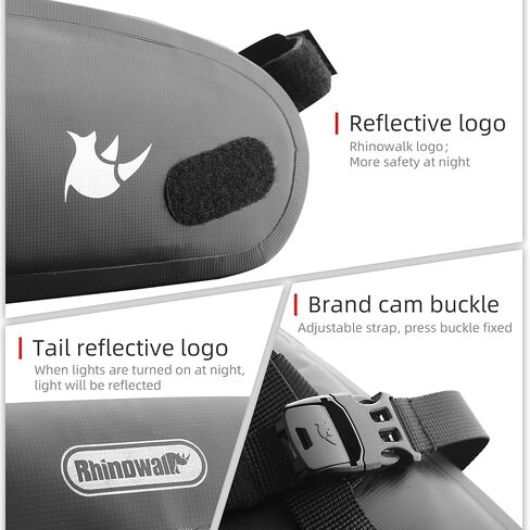 Rhinowalk Bike Saddle Bag Waterproof Bicycle Bag Cycling Seat Bag Mountain Road Portable Storage Bag, 5L in Saudi Arabia