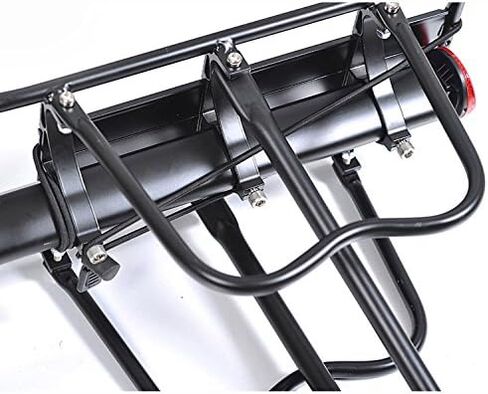 UPANBIKE Large Capacity Alloy Rear Rack, Fits Mountain Bike V-Brake Disc Brake Bicycle, Quick Release Mounted at Seatpost, Carrier Luggage Pannier with Side Protecting Frames in Saudi Arabia