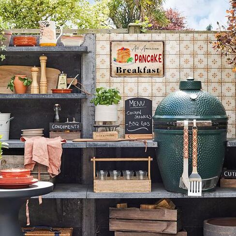 BBQ Tin Sign Vintage BBQ Metal Signs Grilling Signs and Decor Outdoor Barbecue Tin Sign Welcome to BBQ Zone Sign Grilling Zone Metal Sign BBQ Grill Tin Sign Grilling Wall Decor BBQ Gifts 8x12 Inch in Saudi Arabia