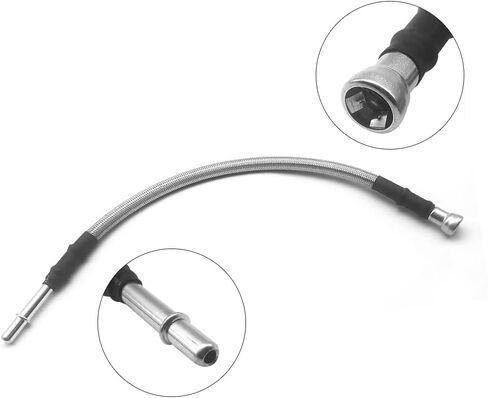 خط الوقود المضفر متوافق مع GMC Sierra Chevy Silverado 1500 2500 2500HD 3500 خرطوم الوقود المرن المصنوع من الفولاذ المقاوم للصدأ استبدال 819-840 15043857 15765803 in Kuwait