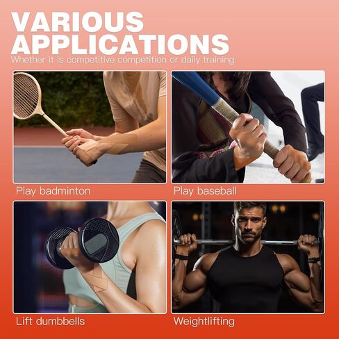 Palm Kinesiology Tape,Precut Strips Kinetic Tape, Kinesiology Tape to Protect Palm and Wrist,20pcs 9in X 3.1in,Kinesiology Tape for Activities Like Weight Lifting, Tennis, Bowling, Etc. in Saudi Arabia