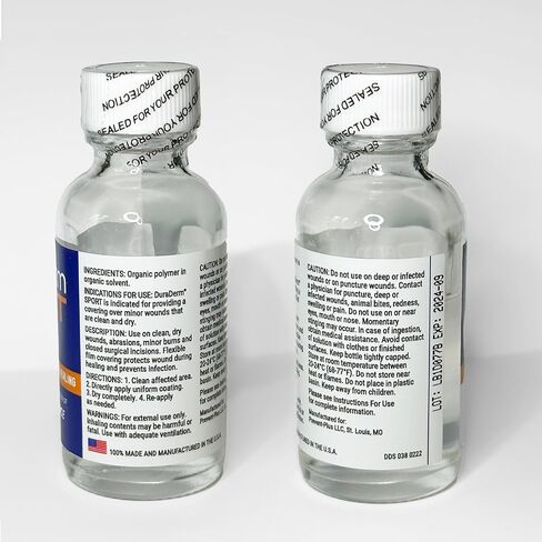 زجاجة زجاجية سعة 20 مل، ضمادة سائلة حاصلة على موافقة إدارة الأغذية والعقاقير (FDA) أثبتت قدرتها على منع العدوى وتعزيز الشفاء in Saudi Arabia