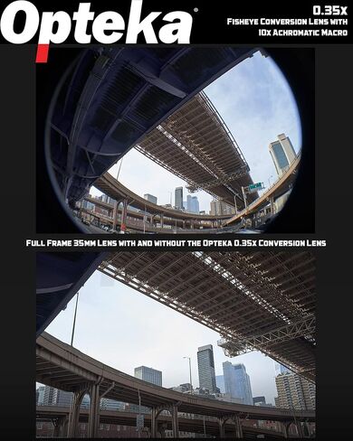 Opteka .35x HD2 Super Wide Angle Panoramic Macro Fisheye Lens for Canon EOS/EF in Kuwait