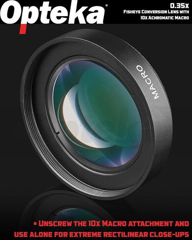 Opteka .35x HD2 Super Wide Angle Panoramic Macro Fisheye Lens for Canon EOS/EF in Kuwait