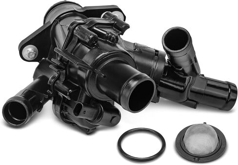 مجموعة مبيت منظم حرارة سائل التبريد A-Premium متوافقة مع Mercedes-Benz CLA250، CLA250 CLA45 AMG 2014-2017، GLA250، GLA250 GLA45 AMG 2015-2017، 2.0L، استبدال # A2702000415 in Kuwait