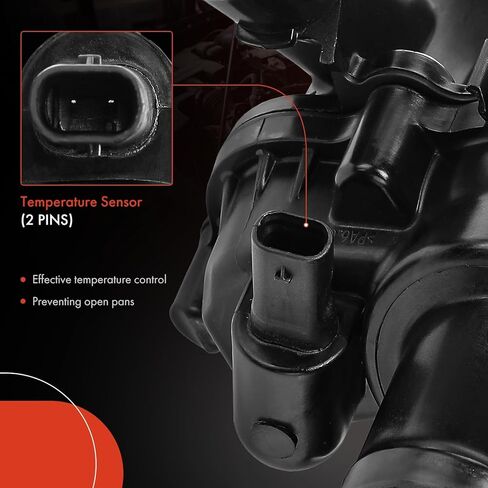 مجموعة مبيت منظم حرارة سائل التبريد A-Premium متوافقة مع Mercedes-Benz CLA250، CLA250 CLA45 AMG 2014-2017، GLA250، GLA250 GLA45 AMG 2015-2017، 2.0L، استبدال # A2702000415 in Kuwait