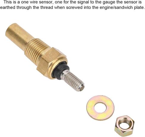 for Temperature Sender Gorgeri Engine Water Coolant Temperature Sender Water/Oil Temp Temperature 1/8 NPT Electrical Sender Transmitter Sending Unit Temp Sensor in Saudi Arabia