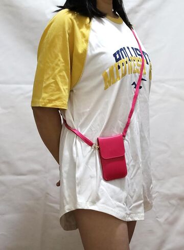 Single shoulder pouch with a clear plastic window for Tandem t:Slim X2 Insulin Pump in Saudi Arabia