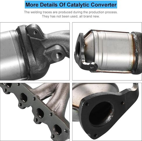 محول تحفيزي من BoardRoad مناسب مباشرة لـ 2004-2008 شيفروليه ماليبو 2.2/2.4L / 2006-2008 Pontiac G6 2.4L / 2007-2008 Saturn Aura 2.4L in Kuwait