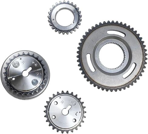 Timing Chain Kit w/o Gears | Fit for Dodge Dakota Durango Nitro Ram 1500, Jeep Commander Grand Cherokee Liberty, Mitsubishi Raider 3.7L 226CID V6 SOHC Vin K | OE#: 9-0393SA TKMI037NG, TK10210 in Saudi Arabia