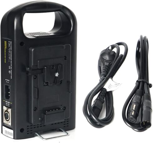 شاحن بطارية Came-TV Dual V Mount/V Lock، شاحن مزدوج القناة V Mount متوافق مع جميع بطاريات 14.4V/14.8V V Mount/V Lock in Kuwait