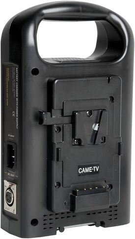 شاحن بطارية Came-TV Dual V Mount/V Lock، شاحن مزدوج القناة V Mount متوافق مع جميع بطاريات 14.4V/14.8V V Mount/V Lock in Kuwait