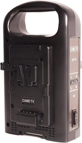 شاحن بطارية Came-TV Dual V Mount/V Lock، شاحن مزدوج القناة V Mount متوافق مع جميع بطاريات 14.4V/14.8V V Mount/V Lock in Kuwait