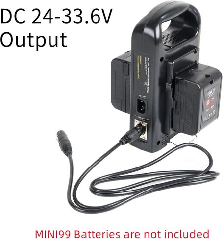 شاحن بطارية Came-TV Dual V Mount/V Lock، شاحن مزدوج القناة V Mount متوافق مع جميع بطاريات 14.4V/14.8V V Mount/V Lock in Kuwait