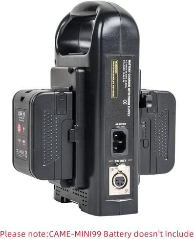 شاحن بطارية Came-TV Dual V Mount/V Lock، شاحن مزدوج القناة V Mount متوافق مع جميع بطاريات 14.4V/14.8V V Mount/V Lock in Kuwait