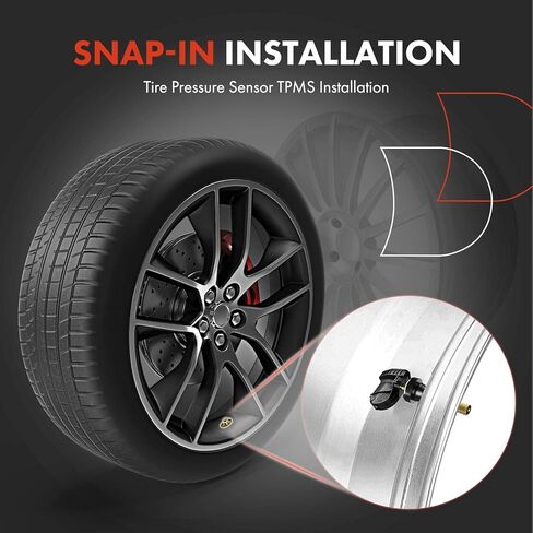 مستشعر نظام مراقبة ضغط الإطارات A-Premium متوافق مع Ford F-250/F-350/F-450/F-550 Super Duty Expedition Fusion Ranger Lincoln MKZ in Kuwait