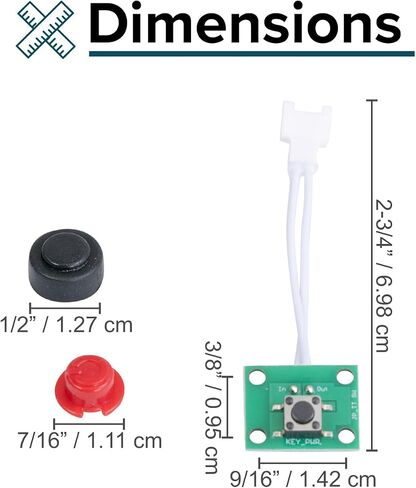 AlveyTech Power Button Compatible with GOTRAX GXL V2 & XR Ultra Electric Scooters in Saudi Arabia