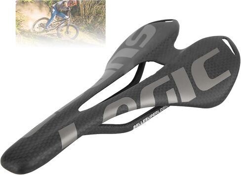 Bike Carbon Saddle, Bike Saddle Cushion Shockproof and Appropriate Elasticity Full Carbon Fiber Bicycle Saddle for Bicycle Enthusiasts in Saudi Arabia