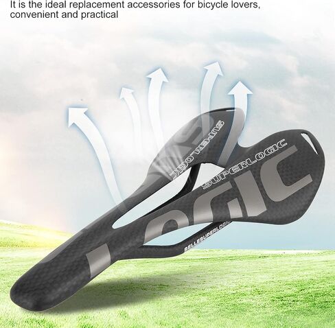 Bike Carbon Saddle, Bike Saddle Cushion Shockproof and Appropriate Elasticity Full Carbon Fiber Bicycle Saddle for Bicycle Enthusiasts in Saudi Arabia