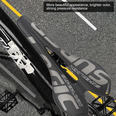 Bike Carbon Saddle, Bike Saddle Cushion Shockproof and Appropriate Elasticity Full Carbon Fiber Bicycle Saddle for Bicycle Enthusiasts in Saudi Arabia