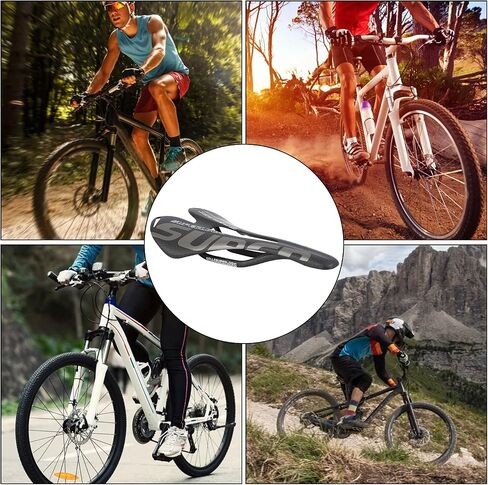 Bike Carbon Saddle, Bike Saddle Cushion Shockproof and Appropriate Elasticity Full Carbon Fiber Bicycle Saddle for Bicycle Enthusiasts in Saudi Arabia