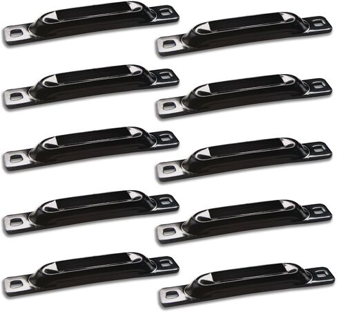 NUOER 10 Pack E Track Single Slot، E Track Single Tie Down المراسي، ملحقات المسار E لنقطة المرساة المقطورة والمستودعات والشاحنات والمرائب والمقطورات in Kuwait