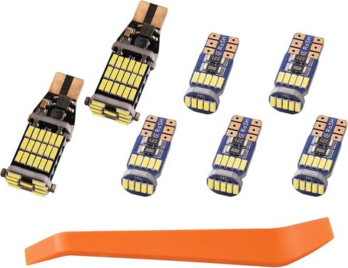 Interior LED Lights for 2022 2023 Subaru BRZ/Toyota GR86 LED Lamp Bulbs White Package for Accessories 6500K Super Bright Map, Dome, Trunk Light (7pcs Bulbs Kit) in Kuwait