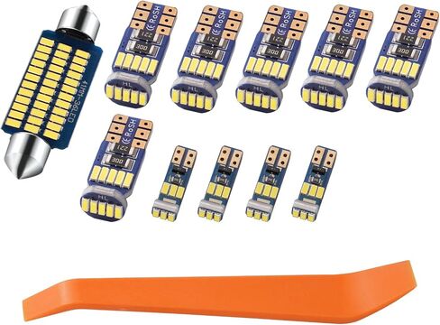 Interior LED Lights for 2022 2023 Subaru BRZ/Toyota GR86 LED Lamp Bulbs White Package for Accessories 6500K Super Bright Map, Dome, Trunk Light (7pcs Bulbs Kit) in Kuwait