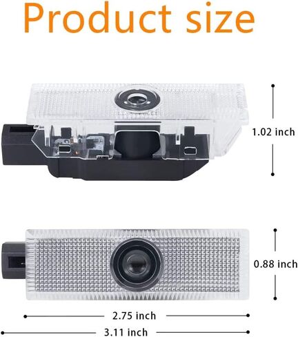 2 Pack Car Door Lights Logo Projector Ghost Lights Puddle Lights Welcome Emblem Lamp For Alfa Romeo Stelvio (2017-2018) Giulia (2017-2018) Car Accessories in Kuwait