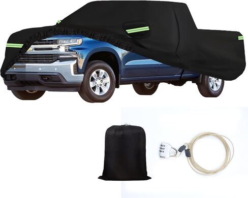 All Weather Protection Car Cover, Compatible with 1996-2023 Toyota Camry Sedan & Solara, 210T 6-Layer Professional Outdoor Full Car Cover with Combination Lock and Large Storage Bag in Kuwait