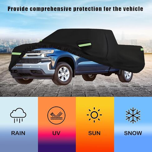 All Weather Protection Car Cover, Compatible with 1996-2023 Toyota Camry Sedan & Solara, 210T 6-Layer Professional Outdoor Full Car Cover with Combination Lock and Large Storage Bag in Kuwait