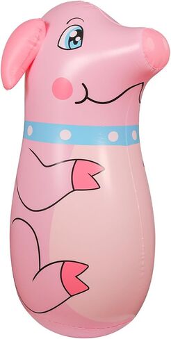 حقيبة ملاكمة قابلة للنفخ للأطفال، حقيبة ملاكمة للأطفال للاستخدام الداخلي والخارجي، هدية مثالية للعبة اللكم القابلة للنفخ للأطفال in Kuwait