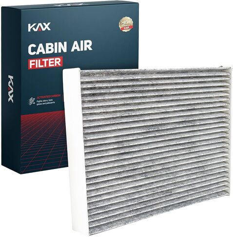 فلتر هواء كابينة KAX، استبدال CF11174 لـ Fusion MKZ 2010 2011 2012، ميلان 2010 2011، مع فلتر هواء مقصورة الركاب بالكربون المنشط، تصفية الغبار وحبوب اللقاح in Saudi Arabia