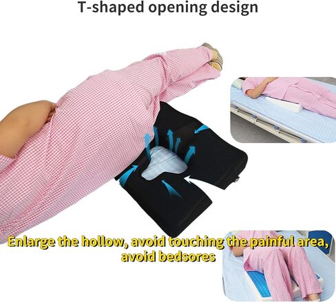 وسادة مقعد من إسفنج الذاكرة من الجل لآلام الورك، وتخفيف آلام الظهر والعصعص وعرق النسا، وسادة كرسي للشلل، والمستقرة، والسيارة، والكرسي المتحرك، وسرير عرق النسا لقرحة الفراش لكبار السن (مع غطاء أسود) in Kuwait