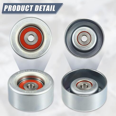 X AUTOHAUX 1660431020 ملحقات السيارة محرك الحزام بكرة المهمل حزام اعوج بكرة المهمل لكزس ES 350 2008-2020 لكزس RX 350 2008-2015 in Saudi Arabia
