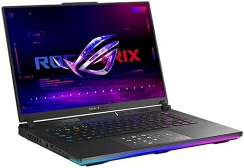 ASUS ROG Strix G16 (2024) كمبيوتر محمول للألعاب، شاشة Nebula مقاس 16 بوصة 16:10 QHD 240 هرتز، GeForce RTX 4060، Intel® Core™ i9-14900HX، 16 جيجابايت DDR5-5600، 1 تيرابايت PCIe SSD، Wi-Fi 6E، Windows 11، G614JVR -ES94 in Saudi Arabia