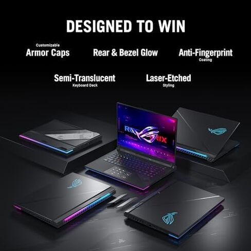 ASUS ROG Strix G16 (2024) كمبيوتر محمول للألعاب، شاشة Nebula مقاس 16 بوصة 16:10 QHD 240 هرتز، GeForce RTX 4060، Intel® Core™ i9-14900HX، 16 جيجابايت DDR5-5600، 1 تيرابايت PCIe SSD، Wi-Fi 6E، Windows 11، G614JVR -ES94 in Saudi Arabia