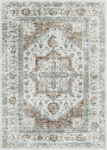 Area Rug, 5x7 Soft Non Slip & Shedding Mat for Living Room, Dining Room, in Saudi Arabia