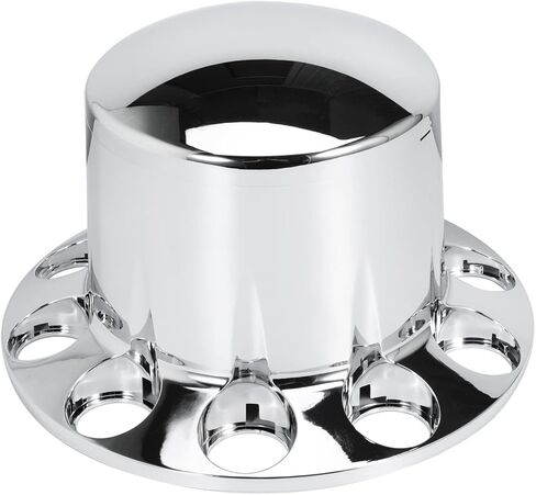 غطاء محور العجلة الأمامي والخلفي، غطاء محور 33 مم، أغطية صامولة لولبية لشاحنات Freightliner Kenworth Peterbilt Semi Trucks (مجموعة قبعات المحور القياسية) in Kuwait